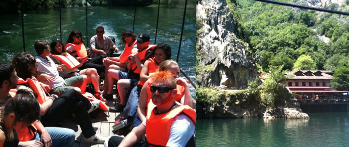 Taking a trip on the Matke river.